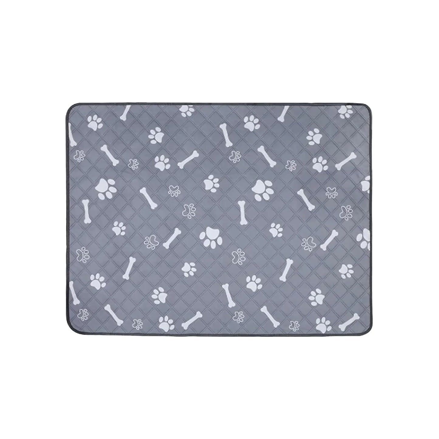 Self-Warming Pet Mat for Cats & Dogs | Thermal Heated Bed Pad | Indoor/Outdoor Use | Non-Slip Bottom | Washable | Gray | 70X50Cm or 30X40Cm Options