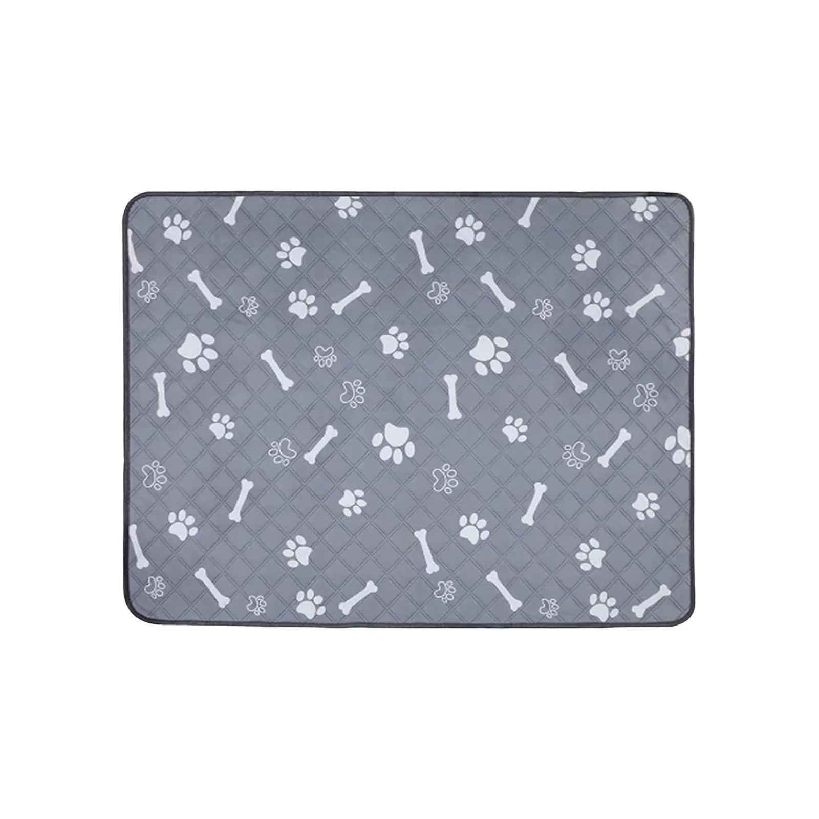 Self-Warming Pet Mat for Cats & Dogs | Thermal Heated Bed Pad | Indoor/Outdoor Use | Non-Slip Bottom | Washable | Gray | 70X50Cm or 30X40Cm Options